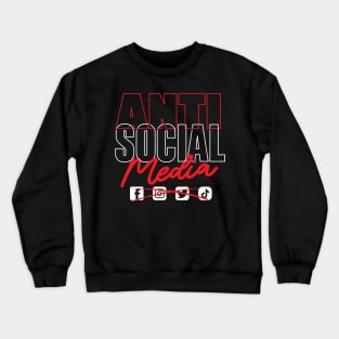 ANTI SOCIAL Media Crewneck Sweatshirt